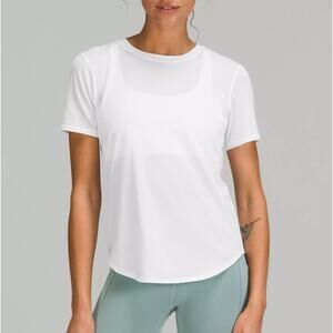 Lululemon Athletica Short Sleeve Crew Neck Training T-Shirt White Small